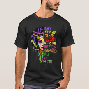 Camiseta Eu sou a tempestade A Décima Sétima História Negra