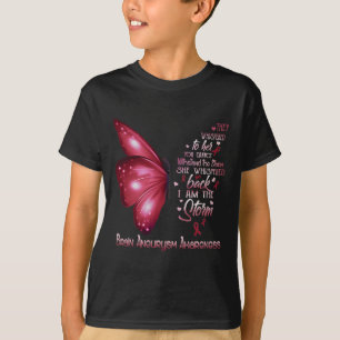 Camiseta Eu Sou A Tempestade Borboleta de Conscientização d