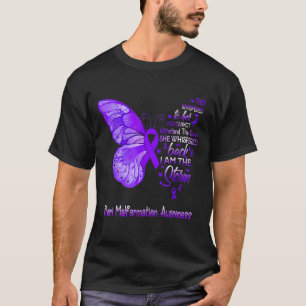 Camiseta Eu Sou A Tempestade Chiari Malformação Manteiga