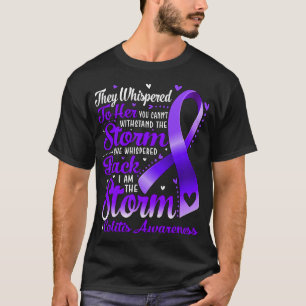 Camiseta Eu Sou A Tempestade Colite Conscientista Fita Roxa