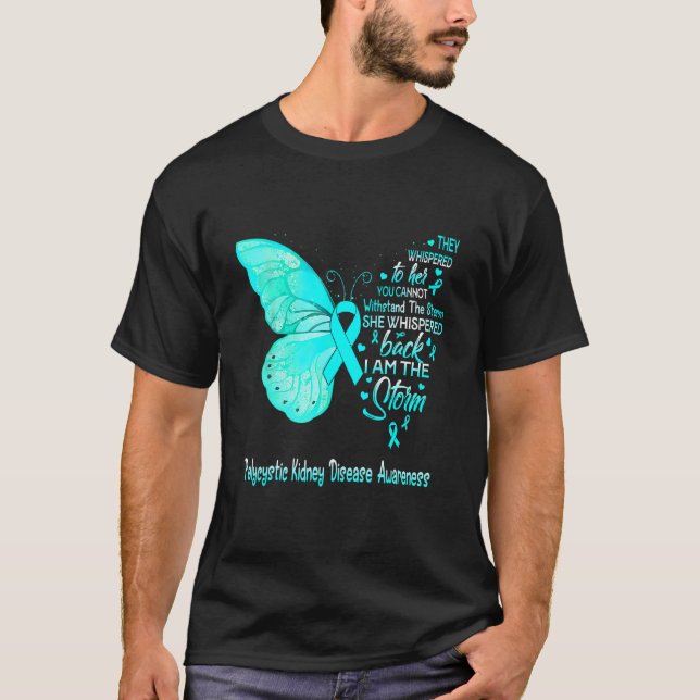 Camiseta Eu Sou A Tempestade Consciência Da Doença Renal Po (Frente)