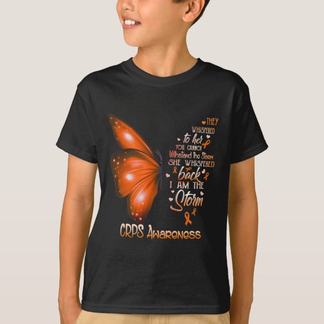 Camiseta Eu Sou A Tempestade Crps Consciência Borboleta (Frente)