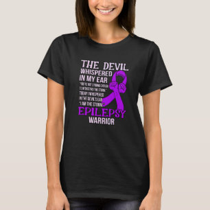 Camiseta Eu Sou A Tempestade Epilepsy Warrior Awarness Purp