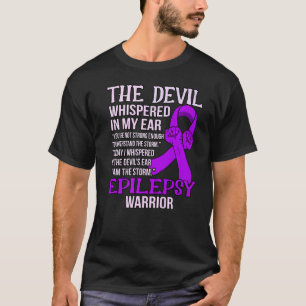 Camiseta Eu Sou A Tempestade Epilepsy Warrior Awarness Purp