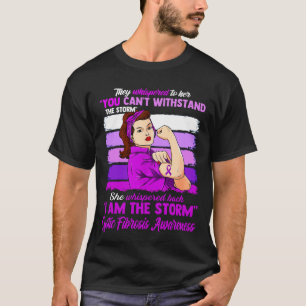 Camiseta Eu Sou A Tempestade FIBROSE CÍNTICA SENSIBILIZAÇÃO