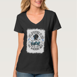 Camiseta Eu Sou A Tempestade Forte A Diabetes Da Mulher Na