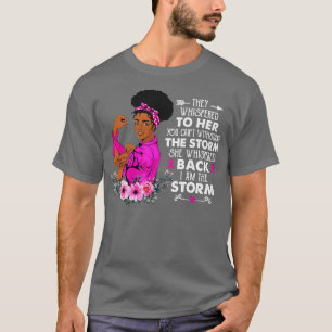 Camiseta Eu Sou A Tempestade Forte Mulheres Negras Guerreir