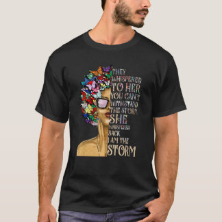 Camiseta Eu Sou A Tempestade História Negra Mês Rainha Nat