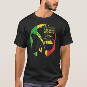 Camiseta Eu Sou A Tempestade História Negra Rainha Melanina