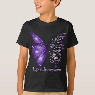 Camiseta Eu sou a tempestade Lupus Awarness Borboleta