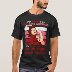 Camiseta Eu Sou A Tempestade MENINGITIS CONSCIÊNCIA