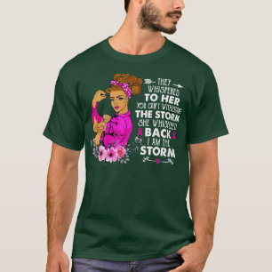 Camiseta Eu Sou A Tempestade Mulher Forte Guerreira Fita Ro