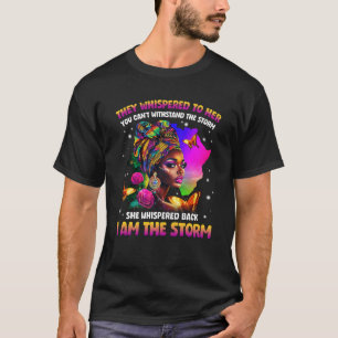 Camiseta Eu Sou A Tempestade O Inspirador Orgulho Negro Afr