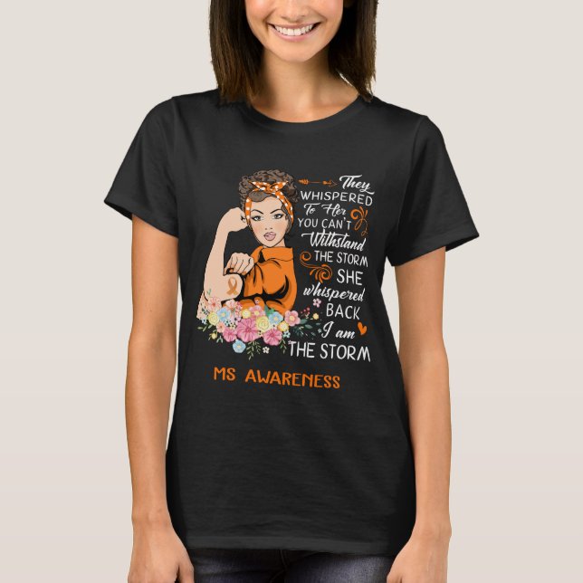 Camiseta Eu Sou A Tempestade Que Sensibiliza (Frente)