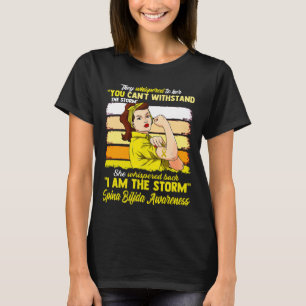 Camiseta Eu Sou A Tempestade SPINA BIFIDA SENSIBILIZAÇÃO
