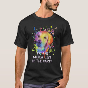 Camiseta Eu sou a Vida Dourada da Festa do Golden Retriever
