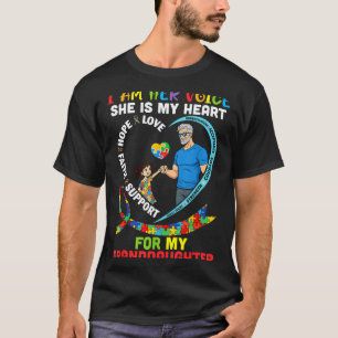 Camiseta Eu Sou a Voz Dela Ela É Meu Coração Para Minha Net