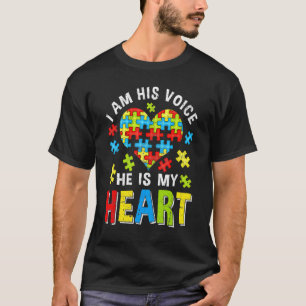 Camiseta Eu Sou A Voz Dele. Ele É Meu Quebra-cabeça Coração