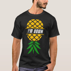 Camiseta Eu sou Abaixo Abacaxi Tropical Fruta Havaiana Vaca