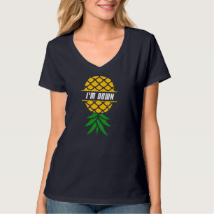 Camiseta Eu sou Abaixo Abacaxi Tropical Fruta Havaiana Vaca