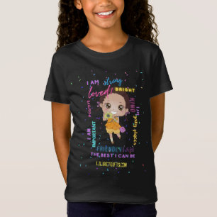 Camiseta Eu SOU - Afirmações positivas de Garota Negra