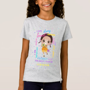 Camiseta Eu SOU - Afirmações positivas de Garota Negra