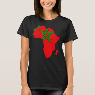 Camiseta Eu Sou Africano E Orgulhoso De Marrocos