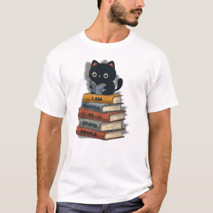 Camiseta Eu sou alérgico a pessoas estúpida ccc
