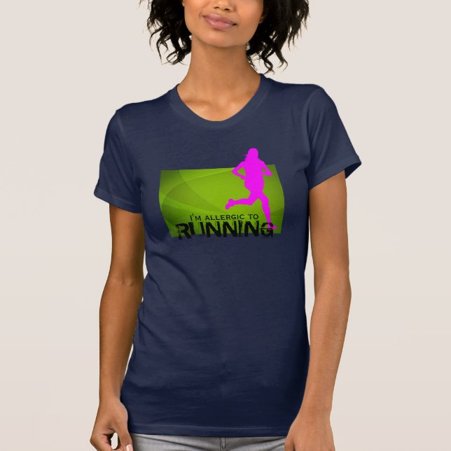 Camiseta Eu sou alérgico ao funcionamento (Frente)