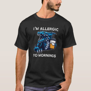 Camiseta Eu sou alérgico aos Dragões da Manhã