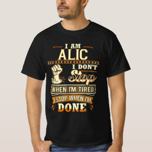 Camiseta Eu Sou Alho. Eu não paro quando estou cansado