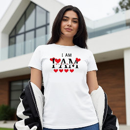 Camiseta Eu sou amado, escolhido, digno, vitorioso, o sufic