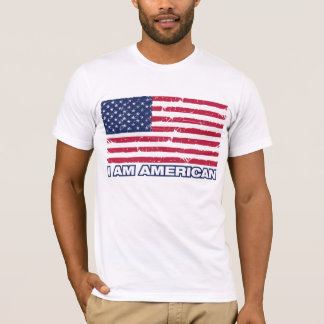 Camiseta Eu sou americano - T das caras