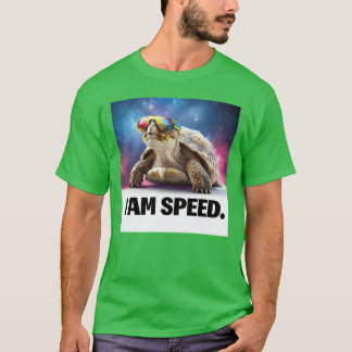 Camiseta Eu sou amigos tartaruga velocista