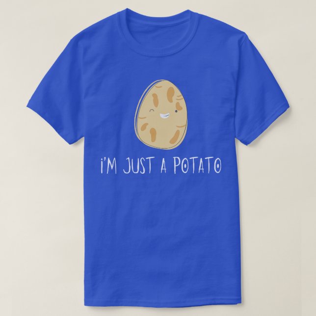Camiseta Eu Sou Apenas Uma Batata (Frente do Design)