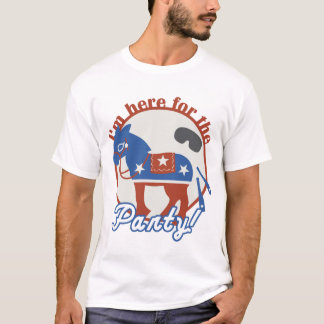 Camiseta Eu sou aqui para o partido!