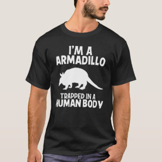 Camiseta Eu Sou Armadillo T-Shirt Amante de os animais Engr