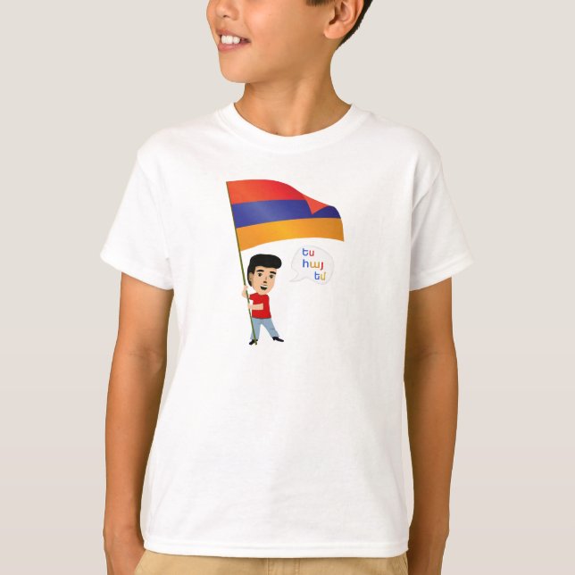 Camiseta Eu sou arménio (Frente)