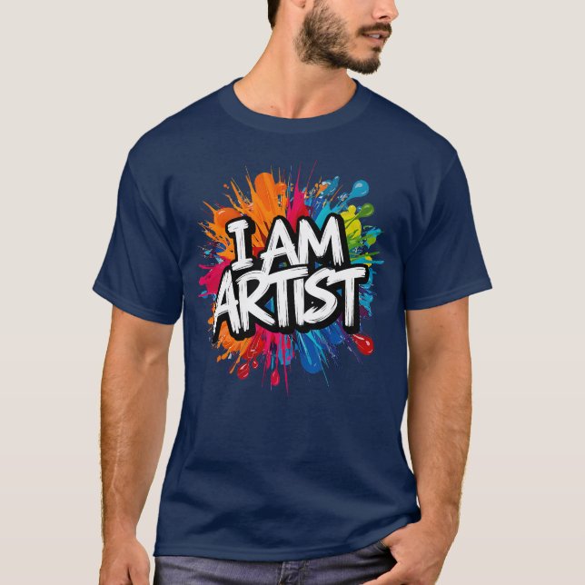 Camiseta eu sou artista (Frente)