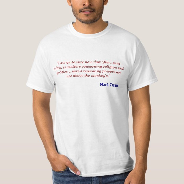 Camiseta "Eu sou bastante certo agora que frequentemente, (Frente)