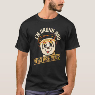 Camiseta Eu sou Bebado e quem você é Bebendo de cerveja Mee