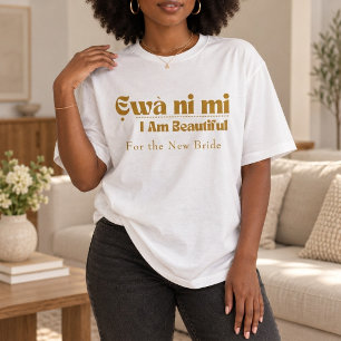 Camiseta Eu Sou Beleza — Presente para Ela