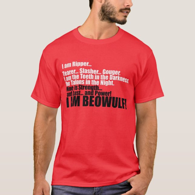 Camiseta Eu sou BEOWULF (Frente)