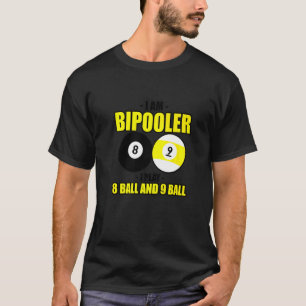 Camiseta Eu Sou Bipooler Eu Toco 8 Ball E 9 Ball