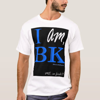 Camiseta Eu sou BK - azul do preto - homens