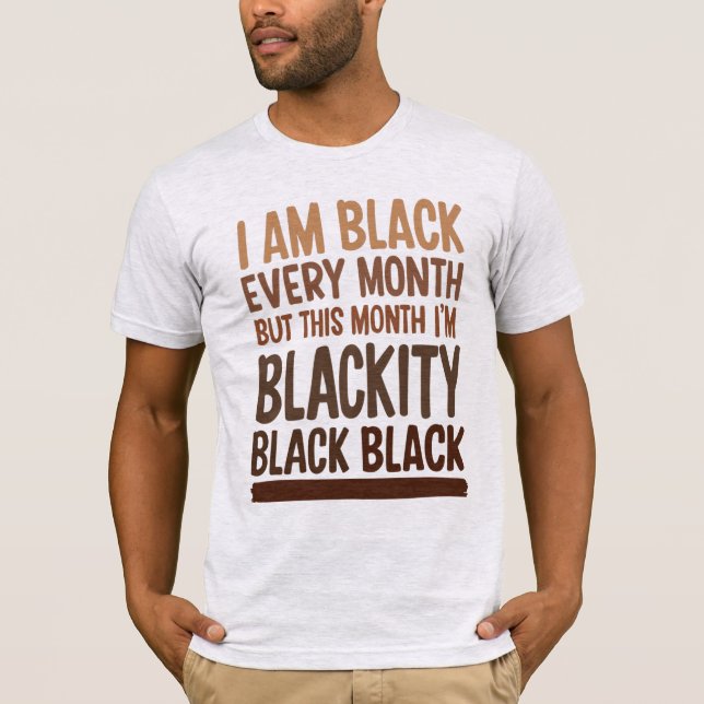 Camiseta Eu sou Blackity Black (Frente)