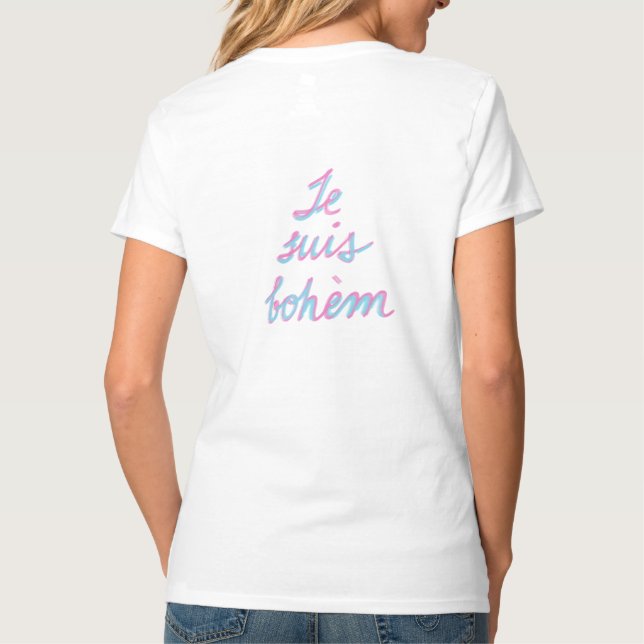 Camiseta eu sou boêmio  (Verso)