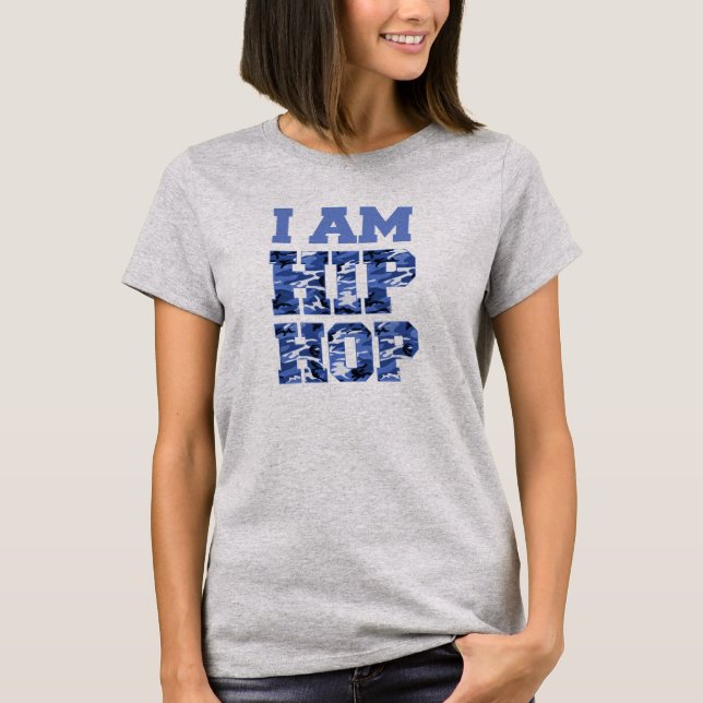 Camiseta Eu sou Camuflagem de HOP HOP Camuflage (Frente)
