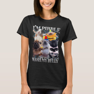 Camiseta Eu Sou Capaz de Lavar Minha Barriga Cachorro Engra