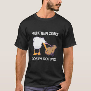 Camiseta Eu Sou Capivara Pelicano Bebê Rotundo Meme Fofo